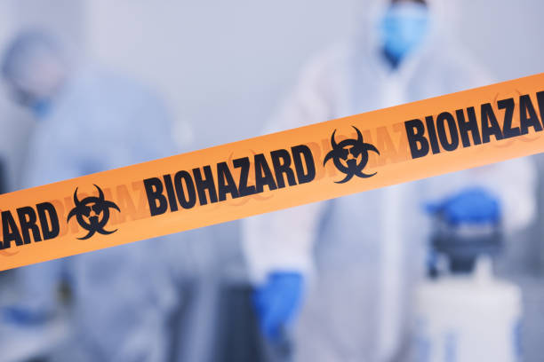 Professional Biohazard Cleanup technician working in Briceville, TN